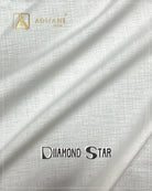 Diamond Star Off White Unstitched Jacquard Fabric Menswear Shalwar Kameez by Admani Menswear Pakistan