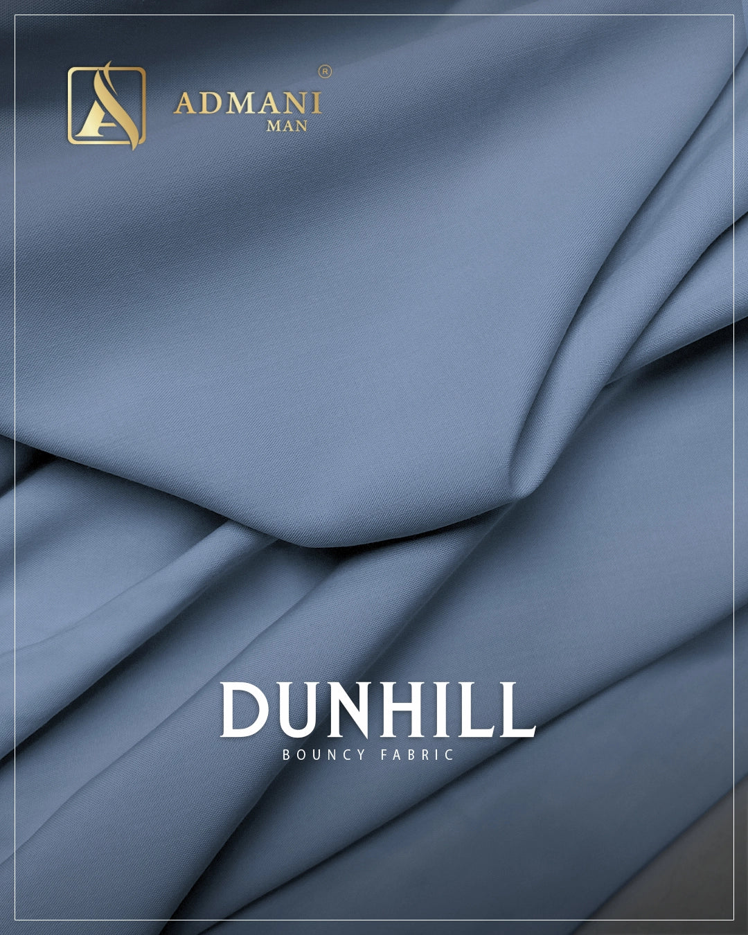 Dunhill Azure Blue wash n wear fabric for menswear shalwar kameez