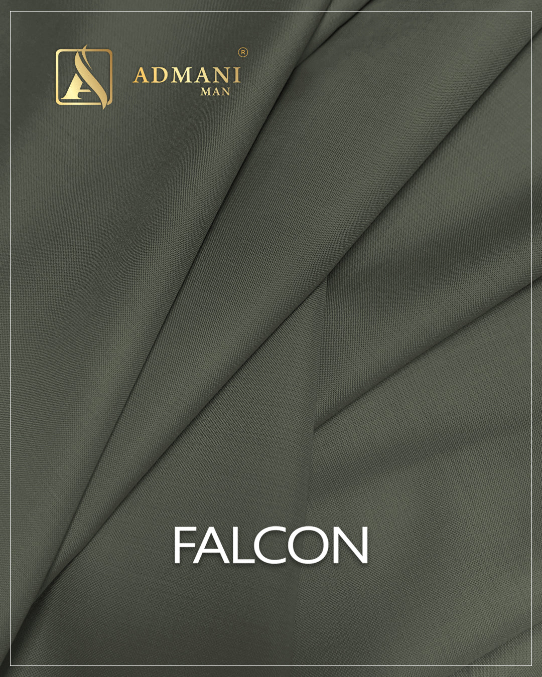 Falcon Arsenic Gray Unstitched Micro Design Fabric for Men by Admani Menswear Pakistan