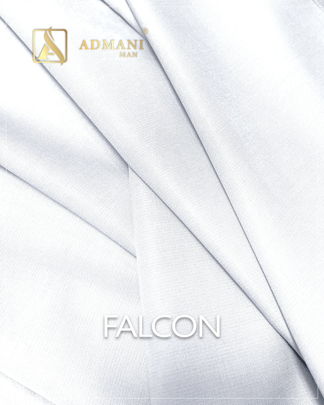 Falcon Off White Unstitched Micro Design Fabric for Men by Admani Menswear Pakistan