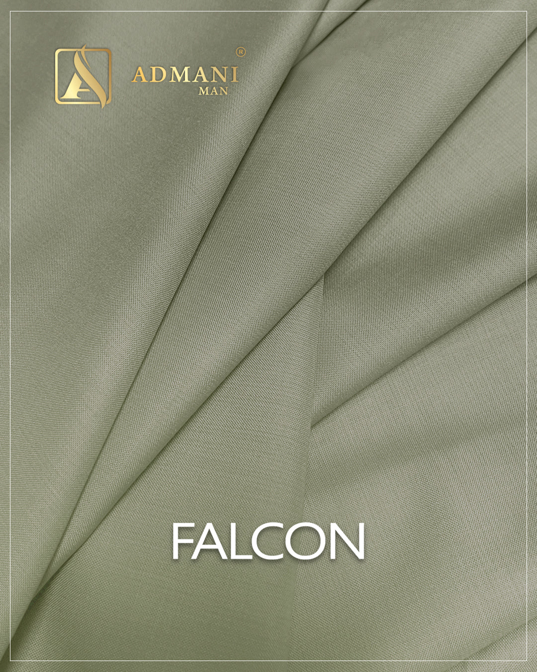 Falcon Sage Unstitched Micro Design Fabric for Men by Admani Menswear Pakistan
