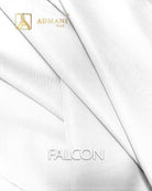 Falcon White Unstitched Micro Design Fabric for Men by Admani Menswear Pakistan