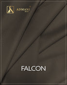 Falcon Wood Brown Unstitched Micro Design Fabric for Men by Admani Menswear Pakistan