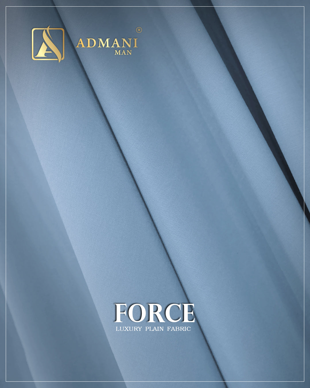 Force Sky Blue Premium Soft Fabric for Summer Styling by Admani Pakistan