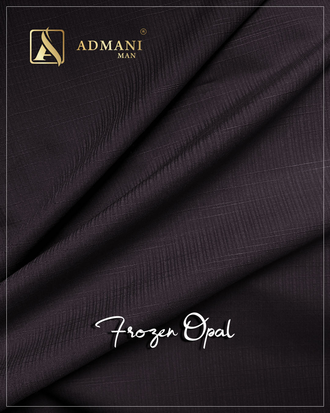 Frozen Opal Merlot Unstitched Shalwar Kameez Design Gents Fabric by Admani Menswear Pakistan