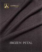 Frozen Petal Dark Mulberry pure winter fabric for men's shalwar kameez