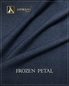 Frozen Petal Navy Blue pure winter fabric for men's shalwar kameez
