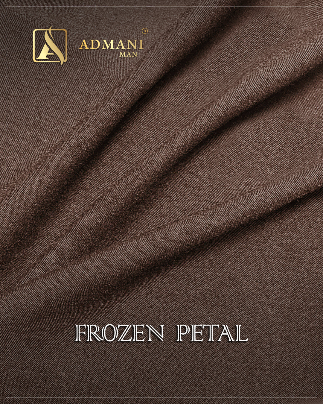 Frozen Petal Walnut Wood pure winter fabric for men's shalwar kameez
