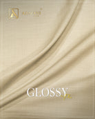 Glossy Plus Dust Beige Premium Textured Fabric for Summer Styling by Admani Pakistan