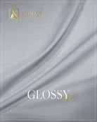 Glossy Plus Smoky Grey Premium Textured Fabric for Everyday Elegance by Admani Pakistan