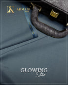 Glowing Star Blue Sapphire Unstitched Fabric for Men by Admani Menswear Pakistan