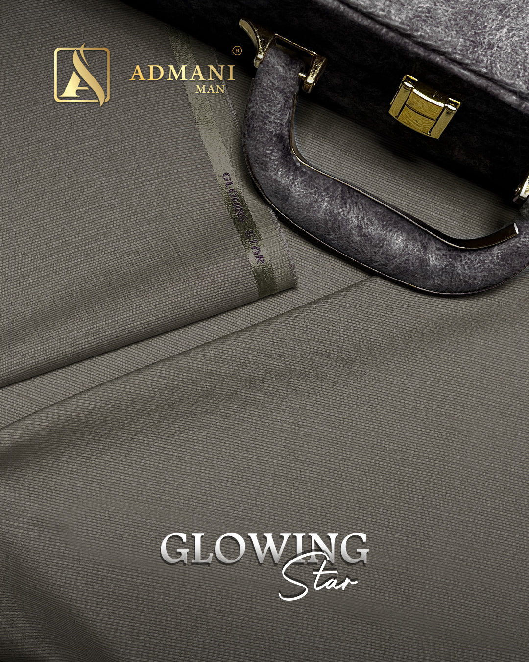 Glowing Star Tawny Unstitched Fabric for Men by Admani Menswear Pakistan