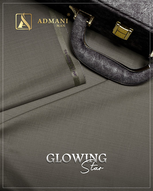 Glowing Star Tawny Unstitched Fabric for Men by Admani Menswear Pakistan