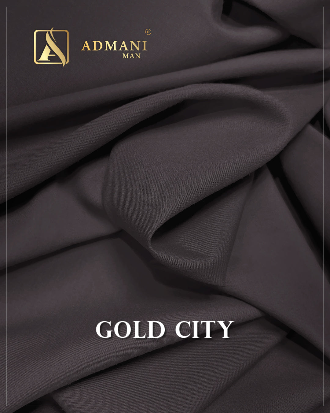Gold City Roasted Coffee Unstitched Fabric Mens Clothing Pakistan by Admani Menswear