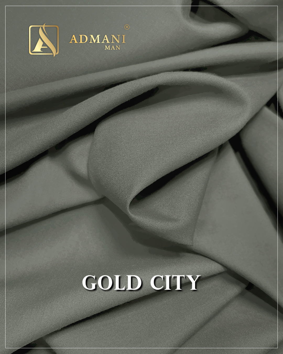 Gold City Sage Unstitched Micro Yarn Shalwar Kameez Fabric Mens Clothing Pakistan by Admani Menswear