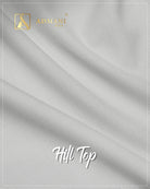 Hill Top White dobby weave premium winter fabric for menswear shalwar kameez