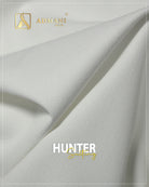 Hunter Suiting Off White Moscrap texture fabric for men's shalwar kameez