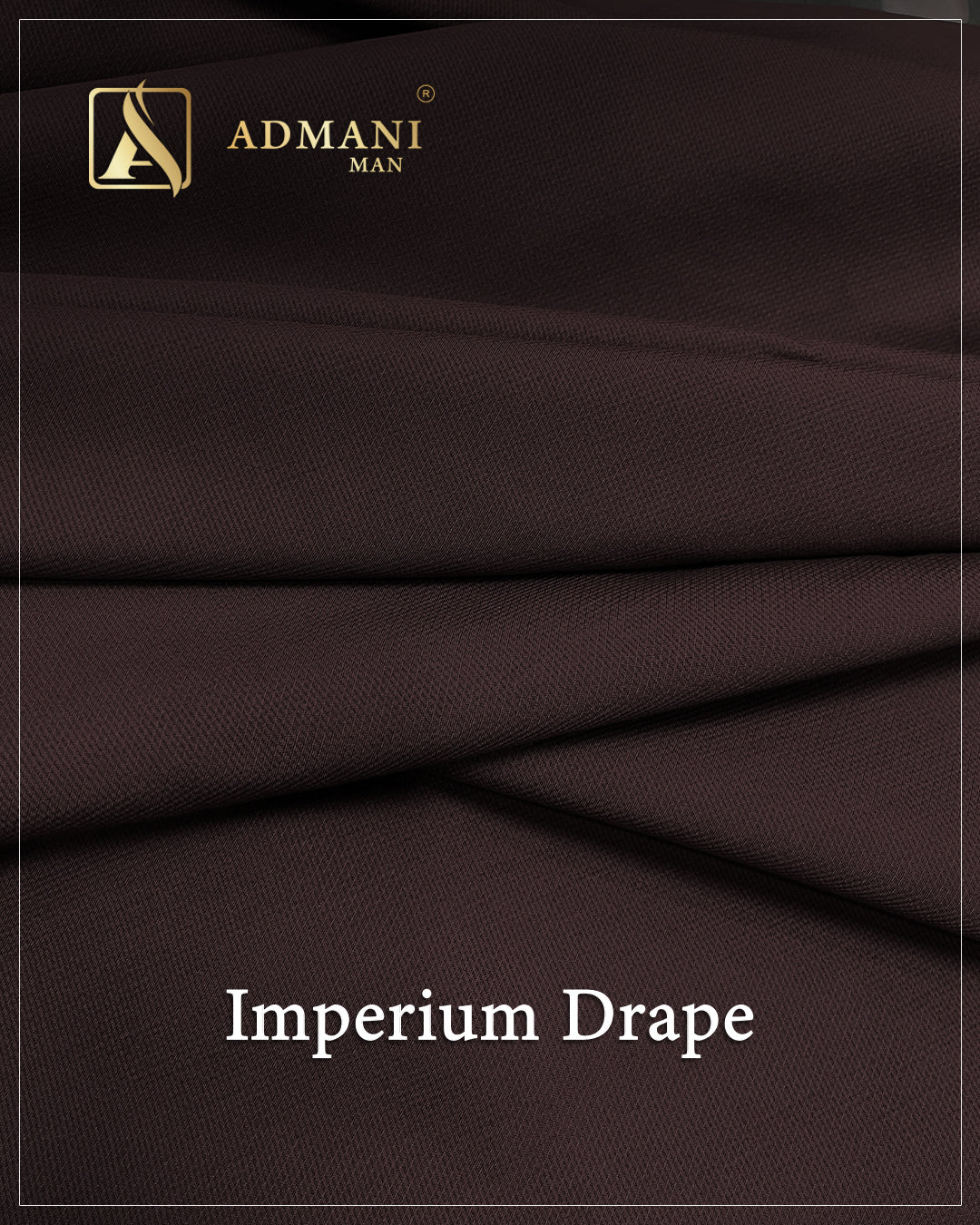 Imperium Drape Merlot Unstitched Fabric Menswear Shalwar Kameez by Admani Menswear Pakistan