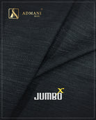 JUMBO X black stripe unstitched fabric for mens shalwar kameez Pakistan