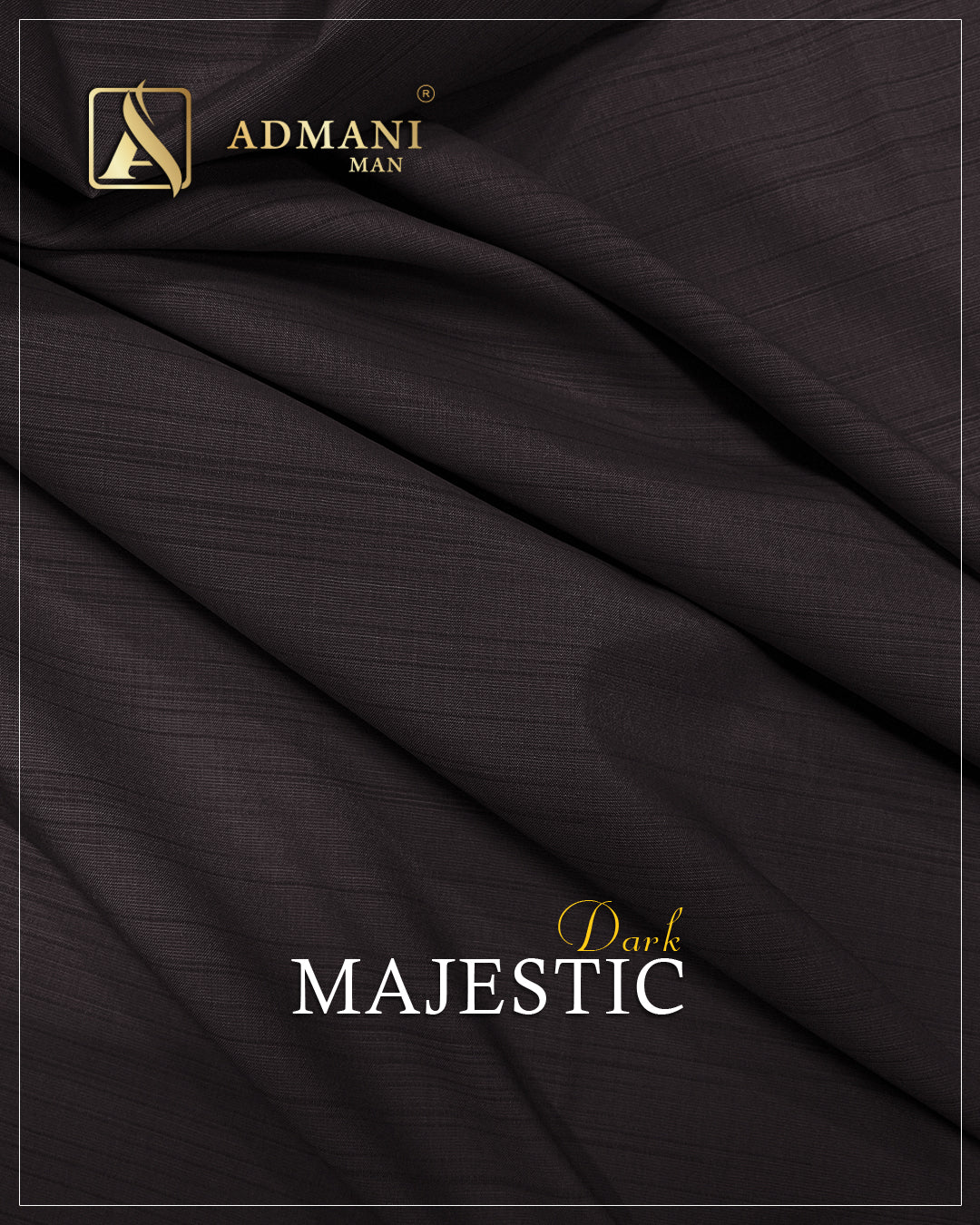 Majestic Dark Merlot Premium Unstitched Fabric Menswear Shalwar Kameez by Admani Menswear Pakistan