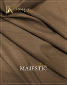 Majestic Dark Mustard Brown Premium Unstitched Fabric Menswear Shalwar Kameez by Admani Menswear Pakistan