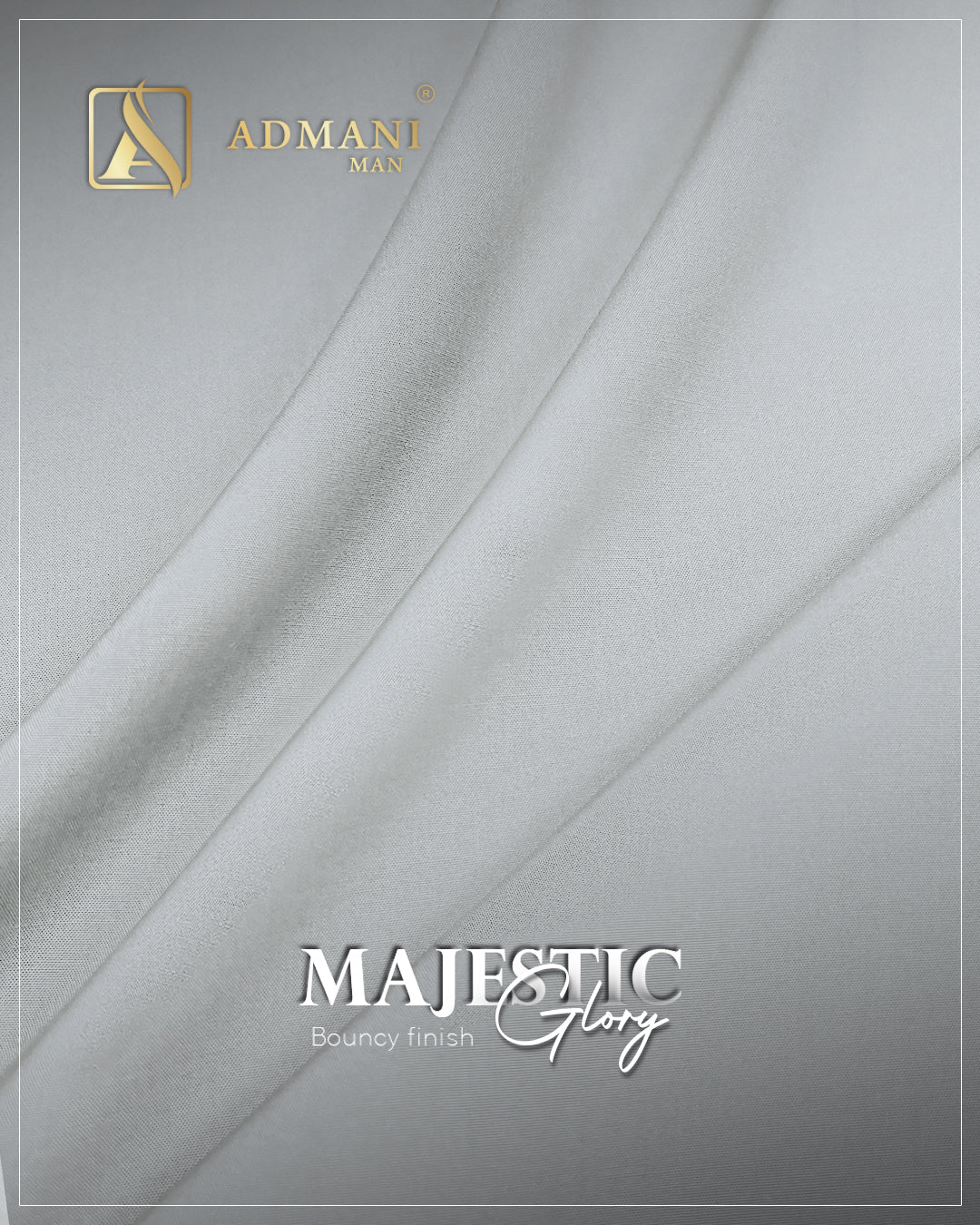 Majestic Glory Off White Unstitched Fabric for Men by Admani Menswear Pakistan