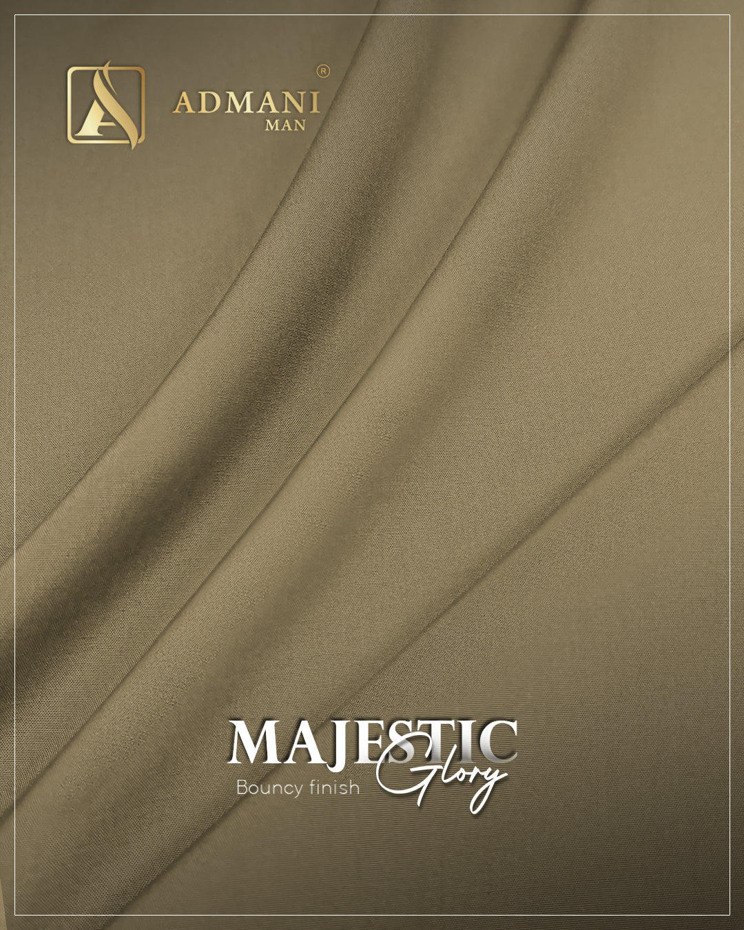 Majestic Glory Sandcastle Unstitched Fabric for Men by Admani Menswear Pakistan