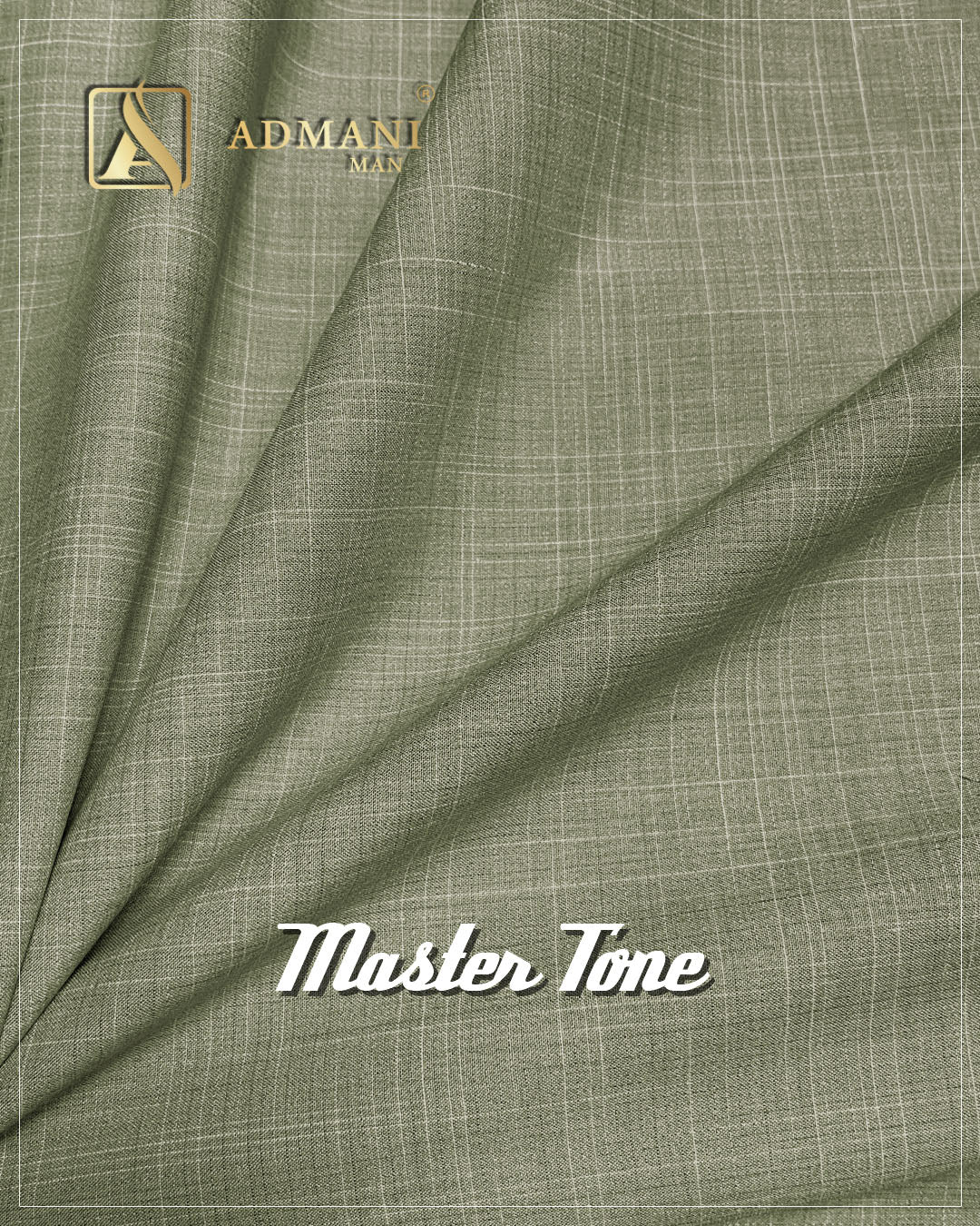 Master Tone Sage Unstitched Fabric for Men by Admani Menswear Pakistan