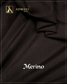 Merino Brown Premium Unstitched Fabric for Menswear Shalwar Kameez by Admani Man Pakistan - classic brown for versatile menswear