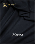 Merino Wool 09 Malaysia Grey Premium Unstitched Fabric for Menswear Shalwar Kameez by Admani Man Pakistan - grey tone for versatile styling
