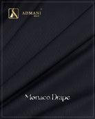 Monaco Drape Denim Navy Blue Unstitched Shalwar Kameez Design Gents by Admani Menswear Pakistan