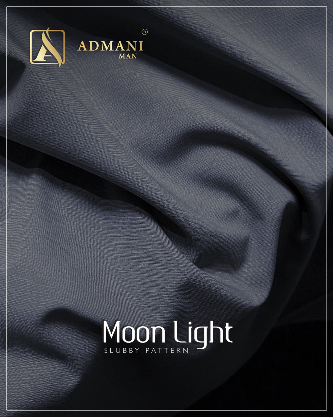 Moon Light Arsenic Gray Unstitched Shalwar Kameez Fabric Mens Clothing Pakistan by Admani Menswear