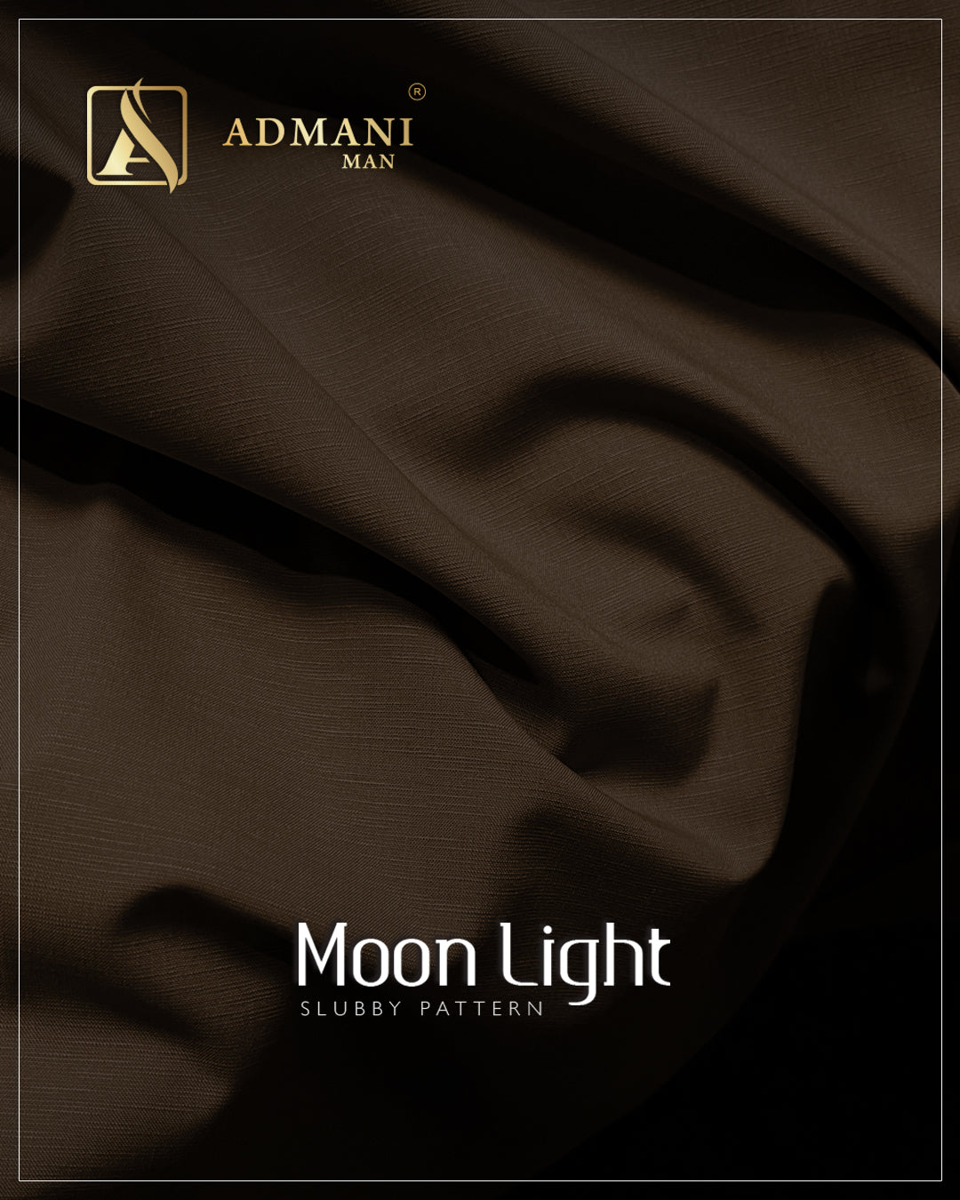 Moon Light Peanut Brown Unstitched Fabric Shalwar Kameez Design Gents by Admani Menswear