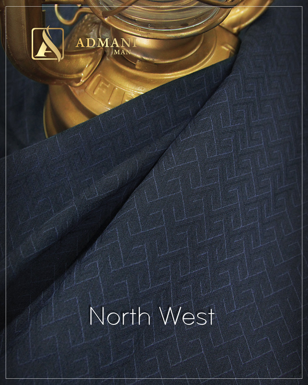 North West Garnet Unstitched Fabric Menswear Shalwar Kameez by Admani Menswear Pakistan
