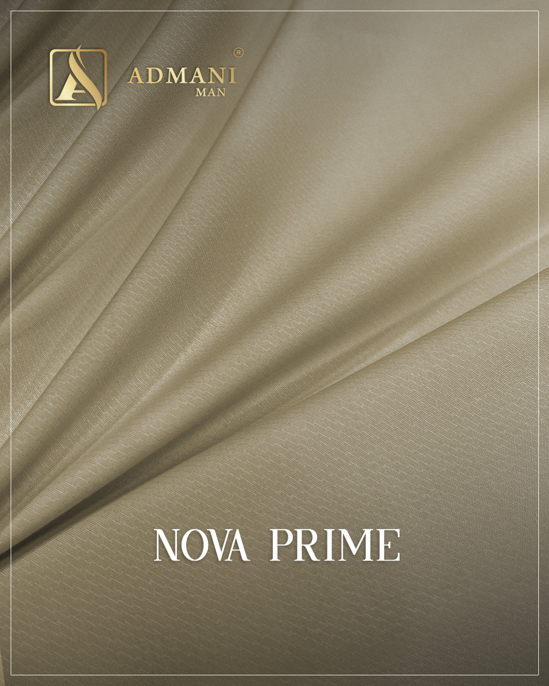 Nova Prime Dust Beige Premium Wash n Wear Fabric for Versatile Menswear by Admani Pakistan