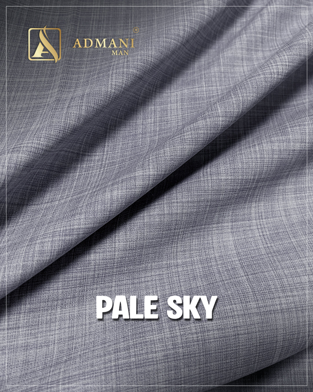 Pale Sky Marengo Unstitched Fabric for Men by Admani Menswear Pakistan