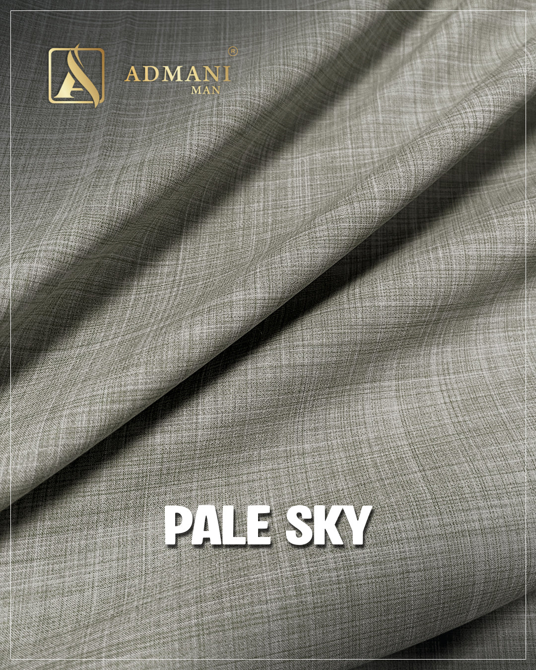 Pale Sky Sandcastle Unstitched Fabric for Men by Admani Menswear Pakistan