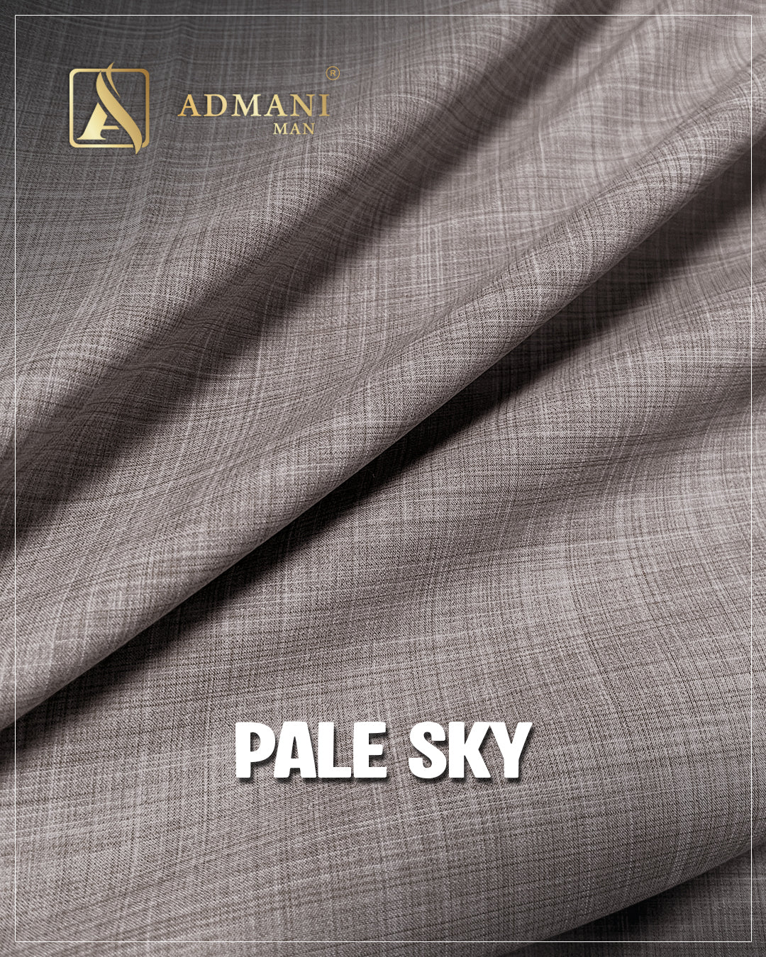 Pale Sky Tawny Unstitched Fabric for Men by Admani Menswear Pakistan