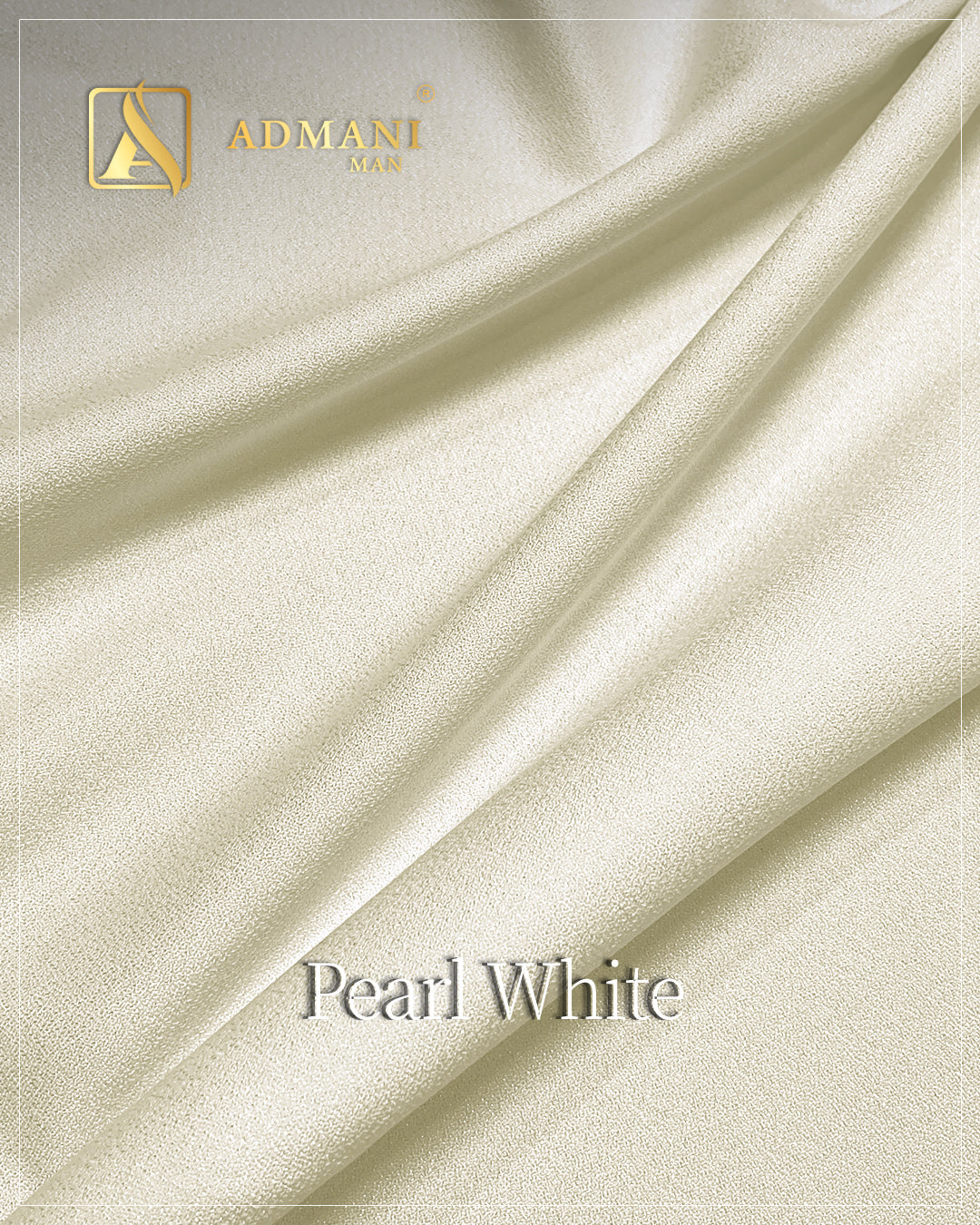 Pearl White Bosky premium winter dobby fabric for men's shalwar kameez