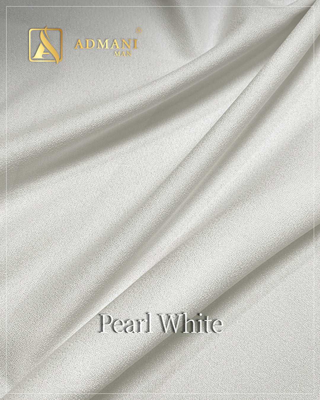 Pearl White Off White premium winter dobby fabric for men's shalwar kameez