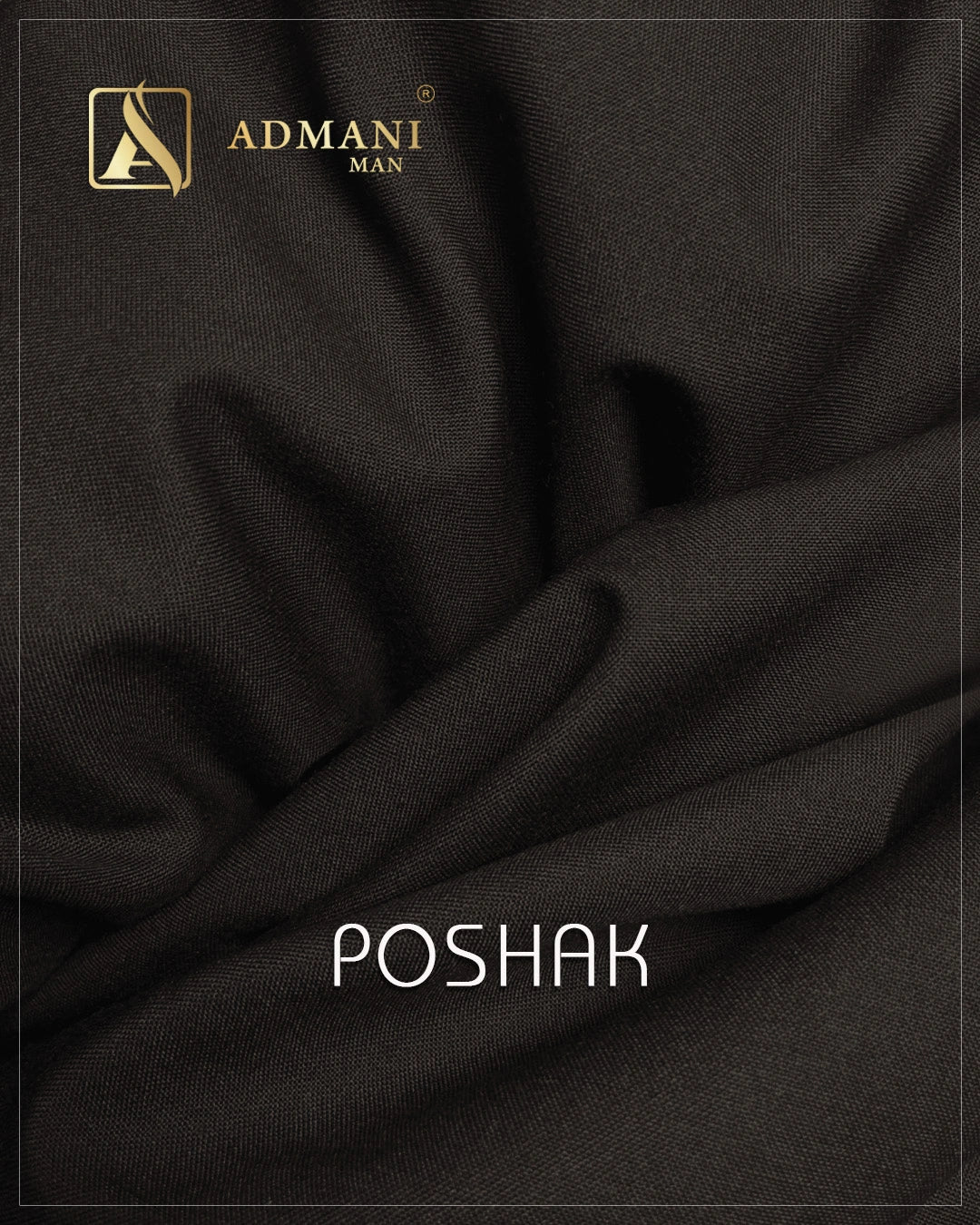 Poshak Dark Chocolate medium winter plain fabric for menswear shalwar kameez
