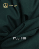 Poshak Peacock green medium winter plain fabric for menswear shalwar kameez