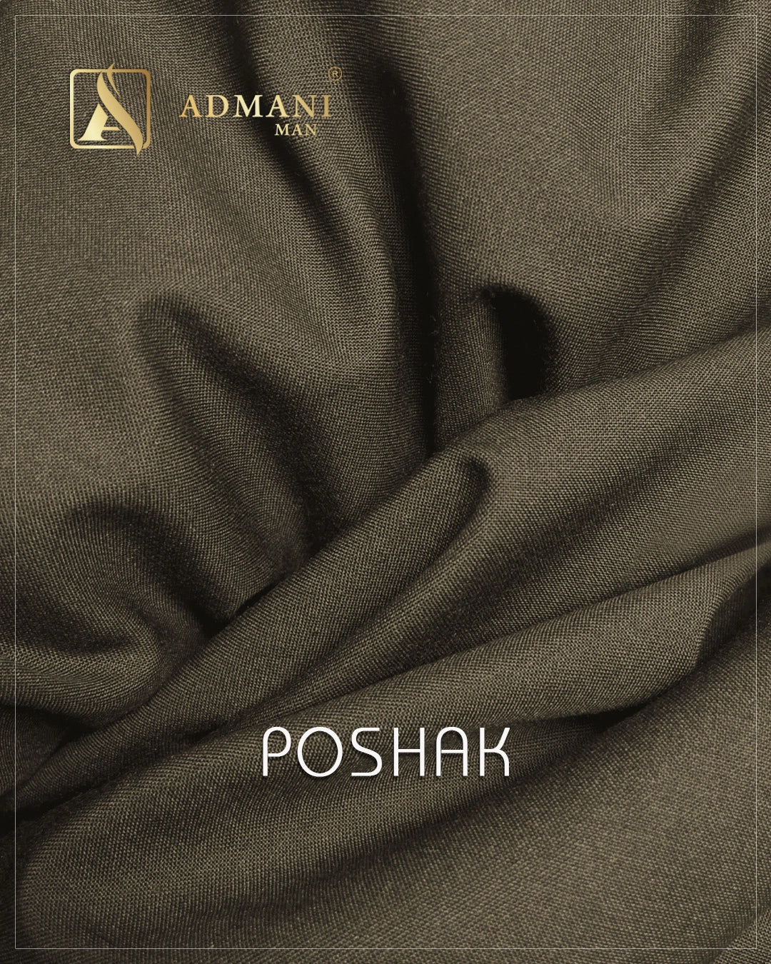 Poshak Peanut Brown medium winter plain fabric for menswear shalwar kameez