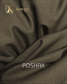 Poshak Peanut Brown medium winter plain fabric for menswear shalwar kameez