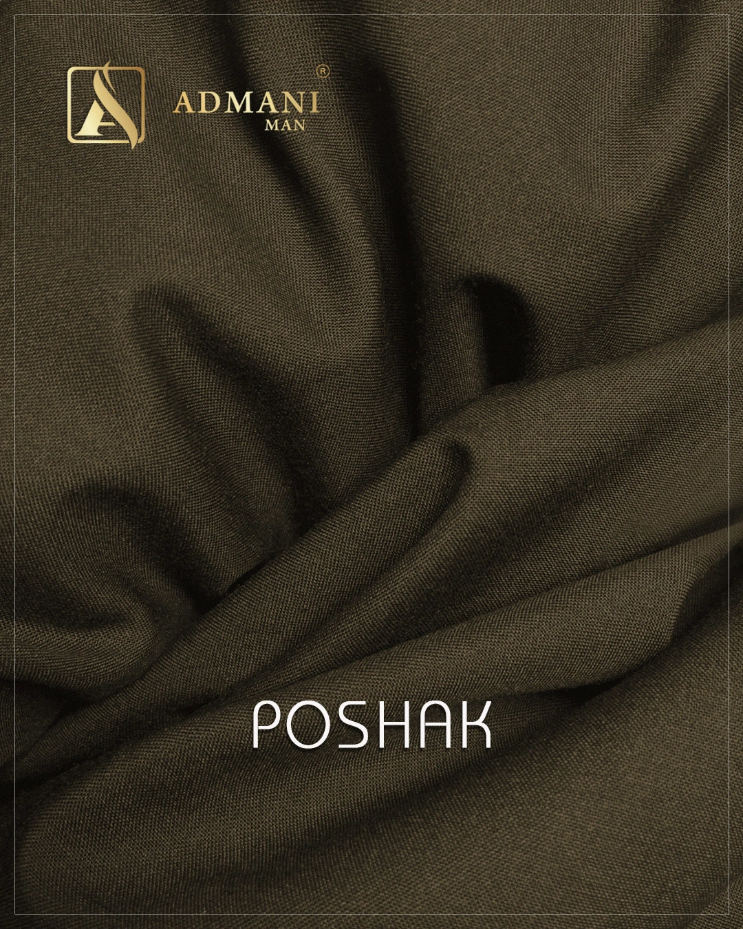Poshak Roasted Coffee medium winter plain fabric for menswear shalwar kameez