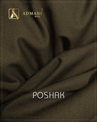Poshak Roasted Coffee medium winter plain fabric for menswear shalwar kameez