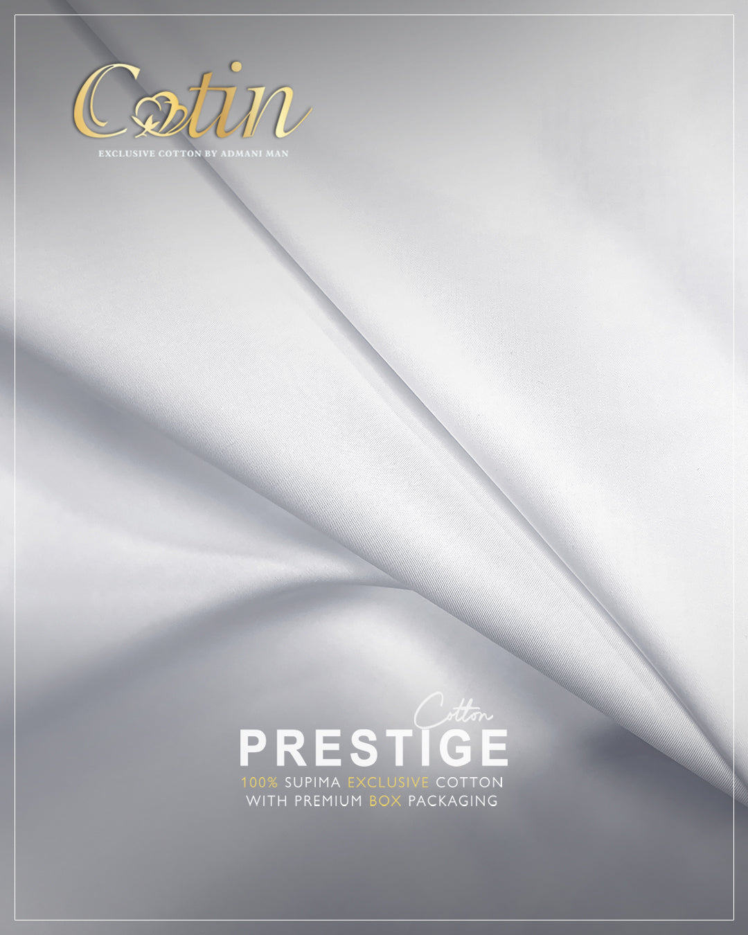Prestige Supima Cotton Fabric Close Up Smooth Texture Liquid Ammonia Finish by Admani Menswear Pakistan