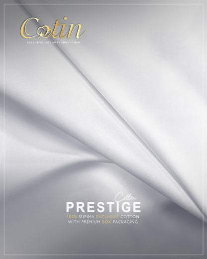 Prestige Supima Cotton Fabric Close Up Smooth Texture Liquid Ammonia Finish by Admani Menswear Pakistan