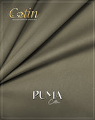 Puma Peanut Brown Premium Cotton Unstitched Fabric for Office Wear by Admani Pakistan