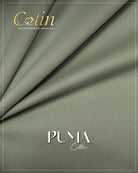 Puma Sage Green Premium Cotton Unstitched Fabric for Formal Shalwar Kameez by Admani Pakistan